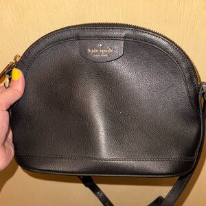 Kate Spade Black Leather Shoulder Bag